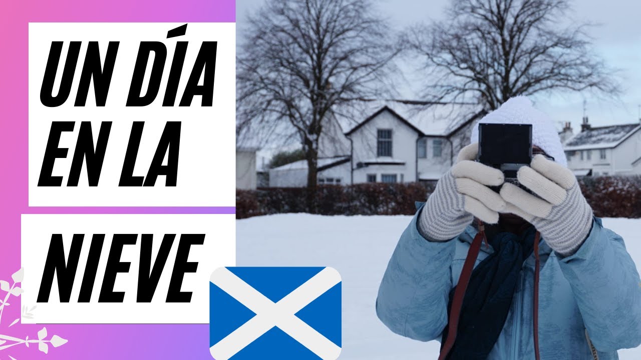 NIEVE EN ESCOCIA. LLEGÓ LA TORMENTA DARCY.