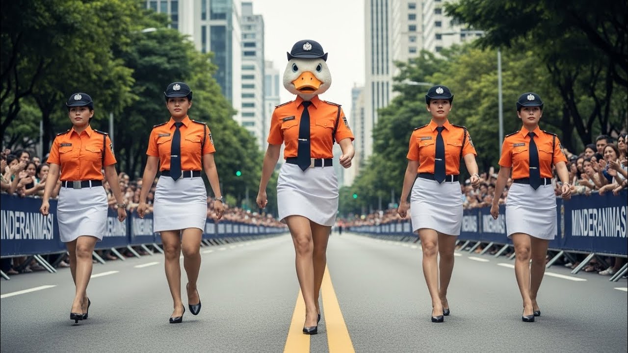 SIGMA BOY x ITALIAN BRAINROT POLICEWOMEN PARADE