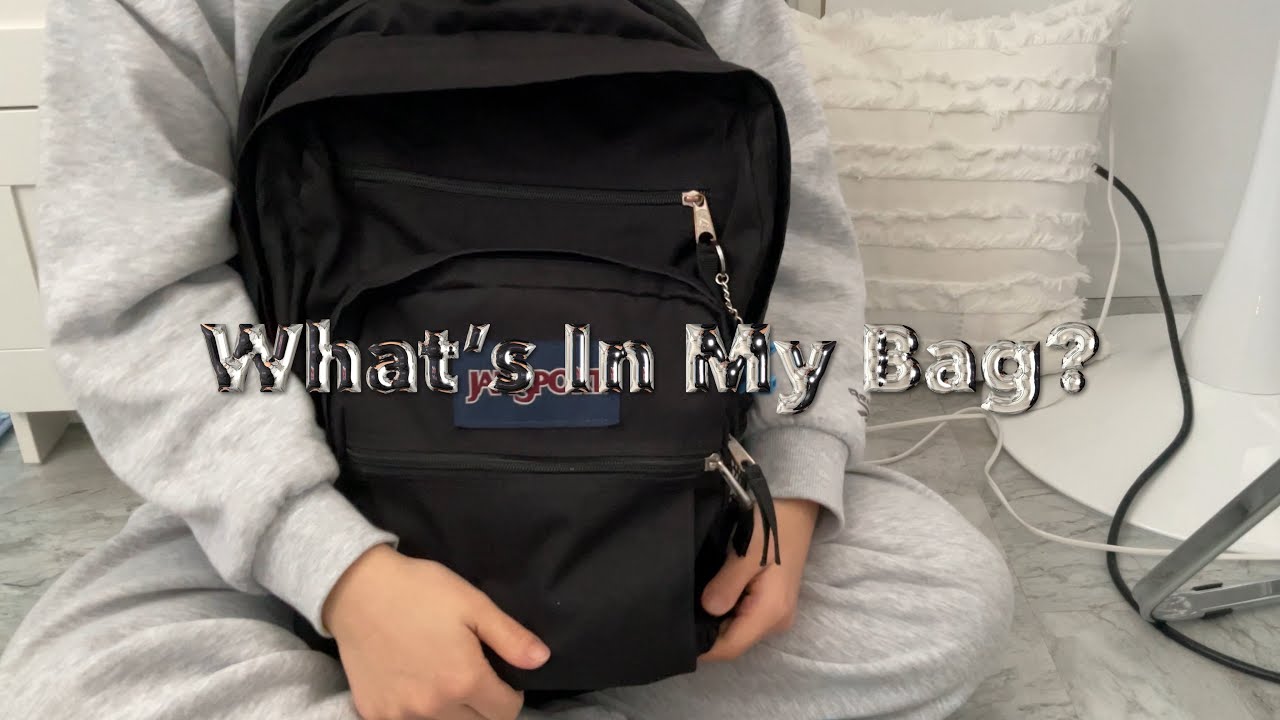 【what’s in my bag?】高校生のリュックの中身紹介