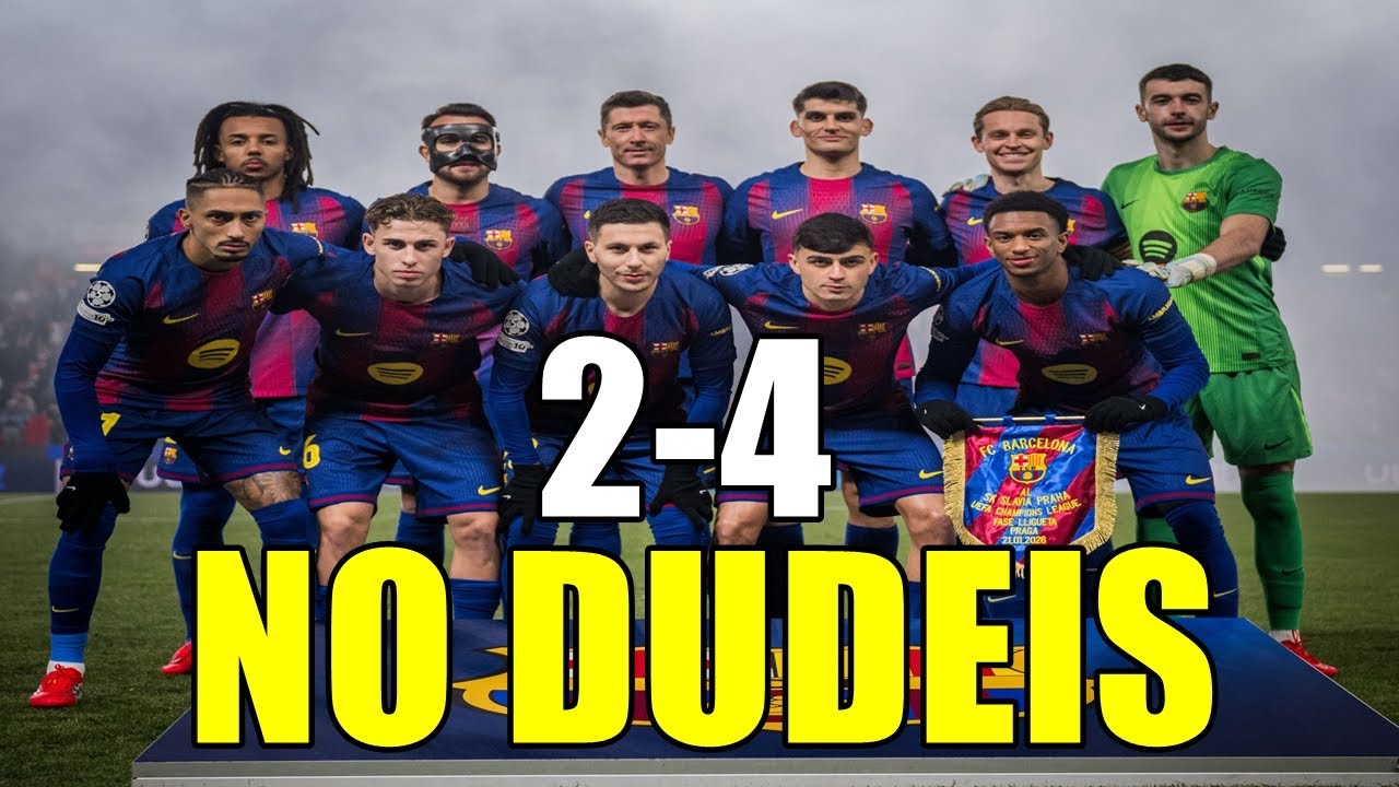 SLAVIA 2-4 BARÇA | VICTORIA DE MUCHO MÉRITO POR EL FRIO Y EL CÉSPED, PERO ME DEJA PREOCUPADO