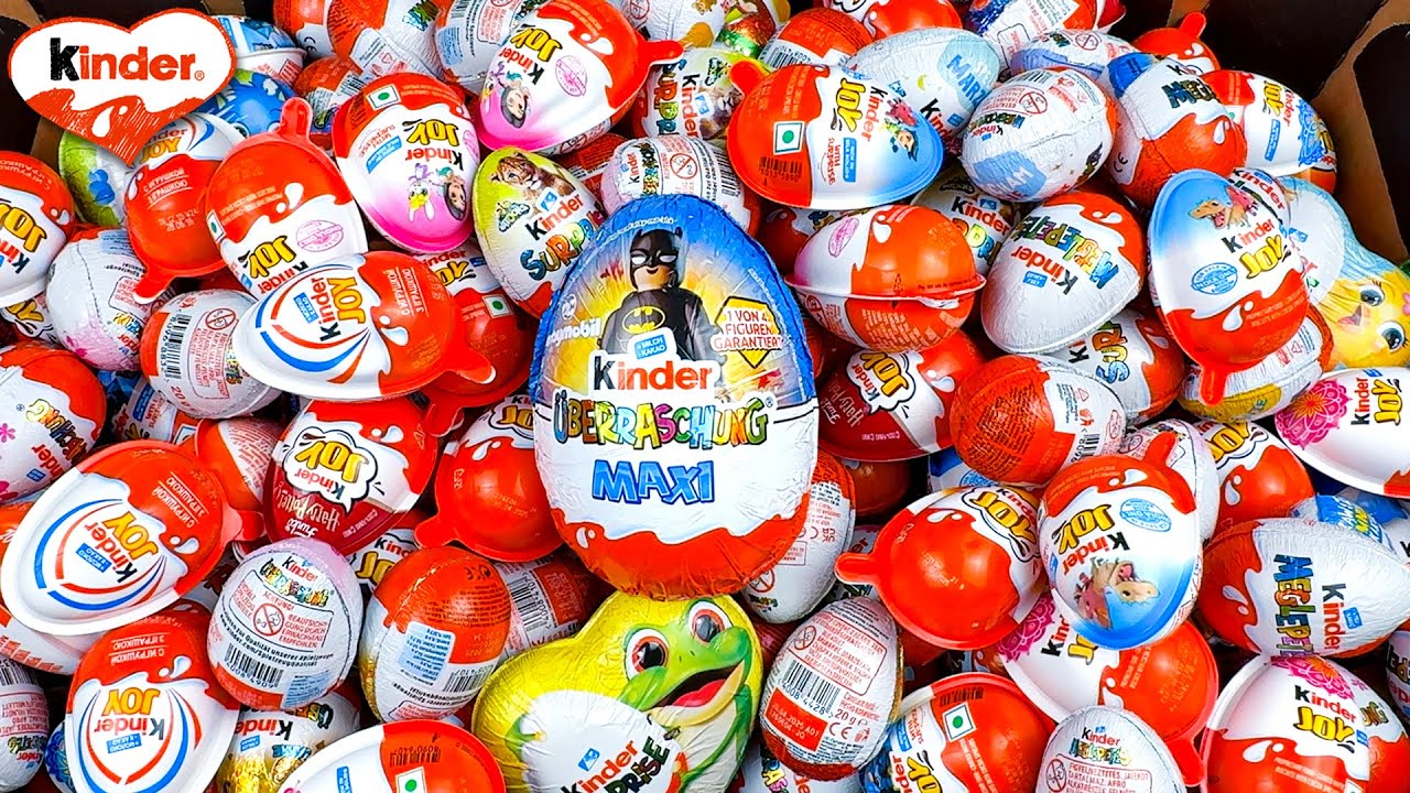 🤯 202 Surprise Eggs and Kinder Joy! Satisfying ASMR Video! Big Kinder Egg Unboxing!