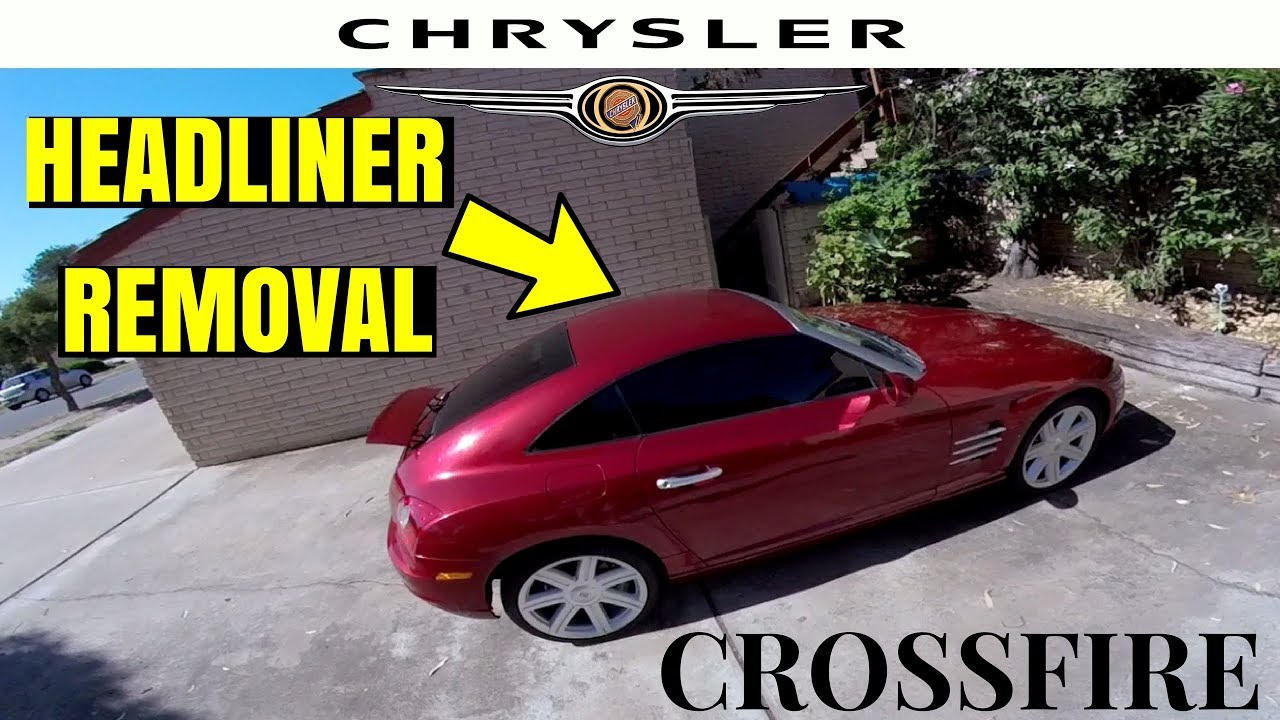 How to Repair Sagging Headliner Fix Chrysler Crossfire, Mercedes Benz SLK CLK 320 350