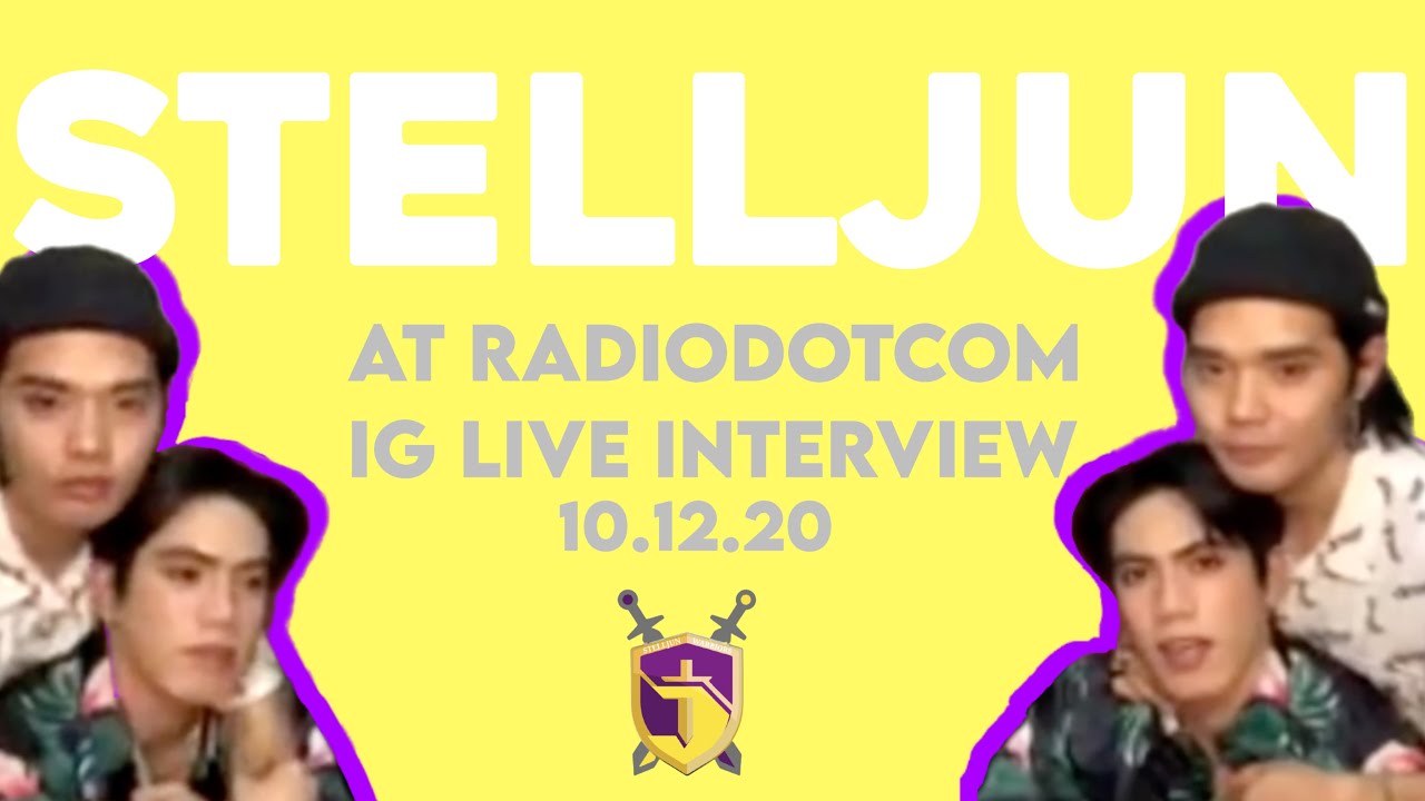 STELLJUN at Radiodotcom IG Live Interview