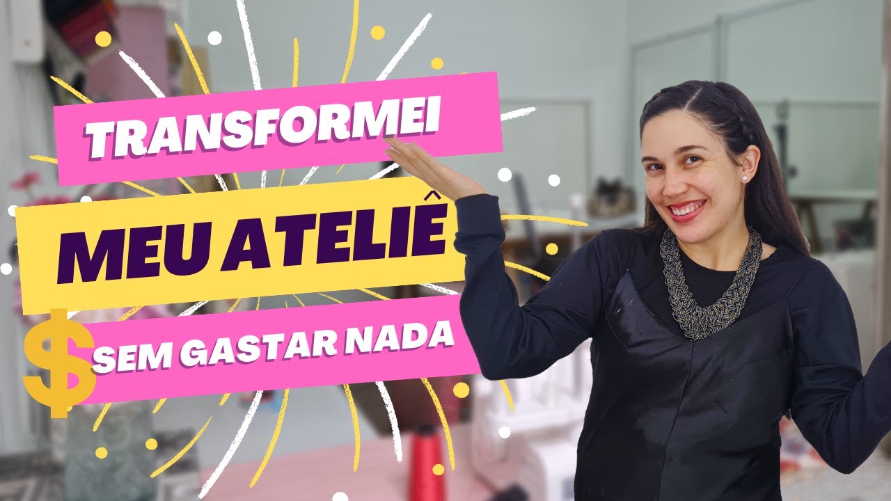 TOUR PELO MEU ATELIÊ NOVO! (ficou lindo!!) 💕🤩