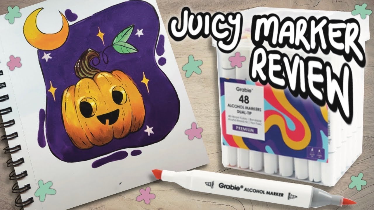 Trying the new GRABIE 48 alcohol marker set