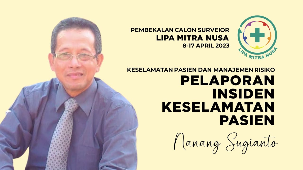 Sistem Pelaporan Insiden Keselamatan Pasien