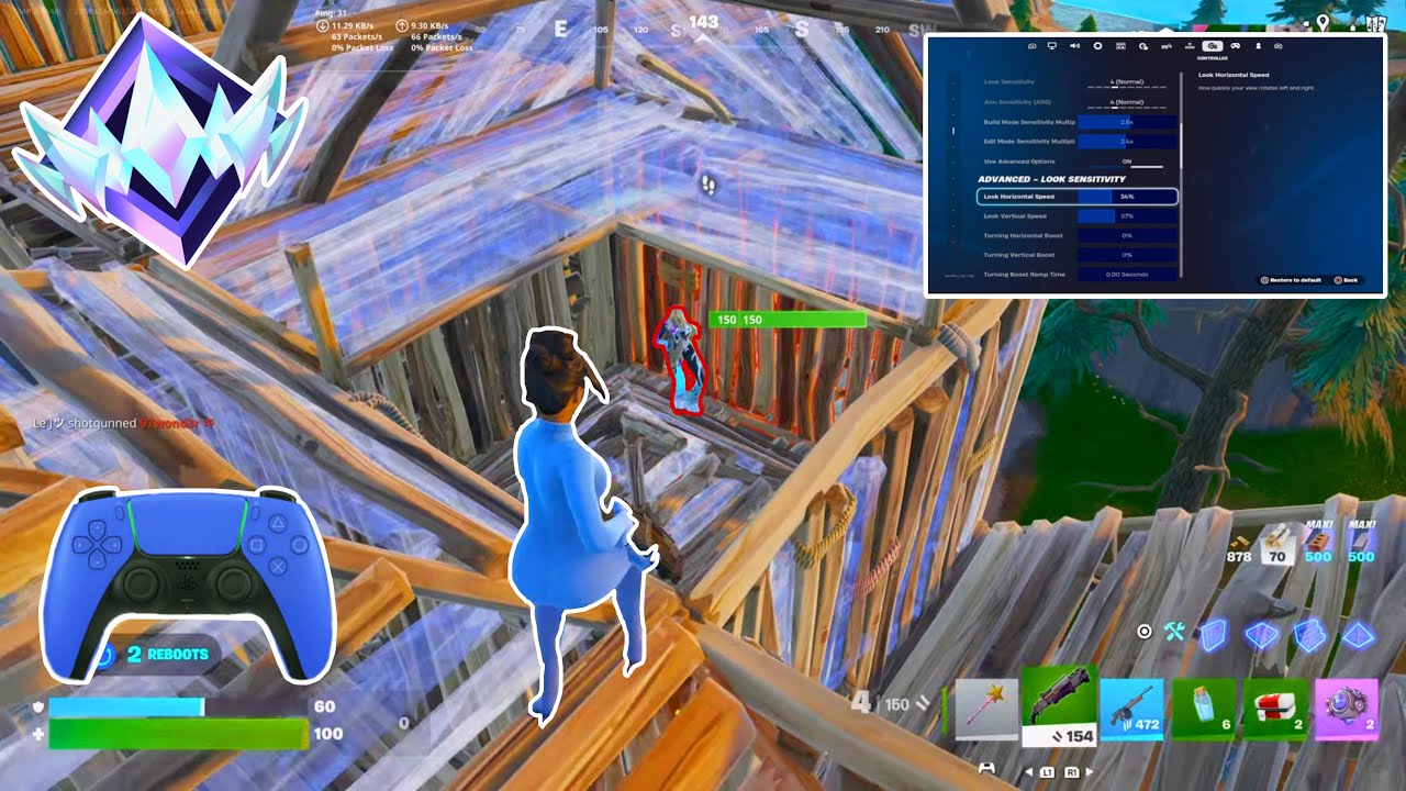 *BEST* Controller Settings For Fortnite Chapter 7 Season 1! (PS4/PS5/XBOX/PC)