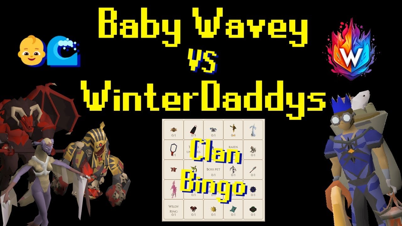 Самое безумное клановое бинго в OSRS! (Baby Wavey против WinterDaddys)