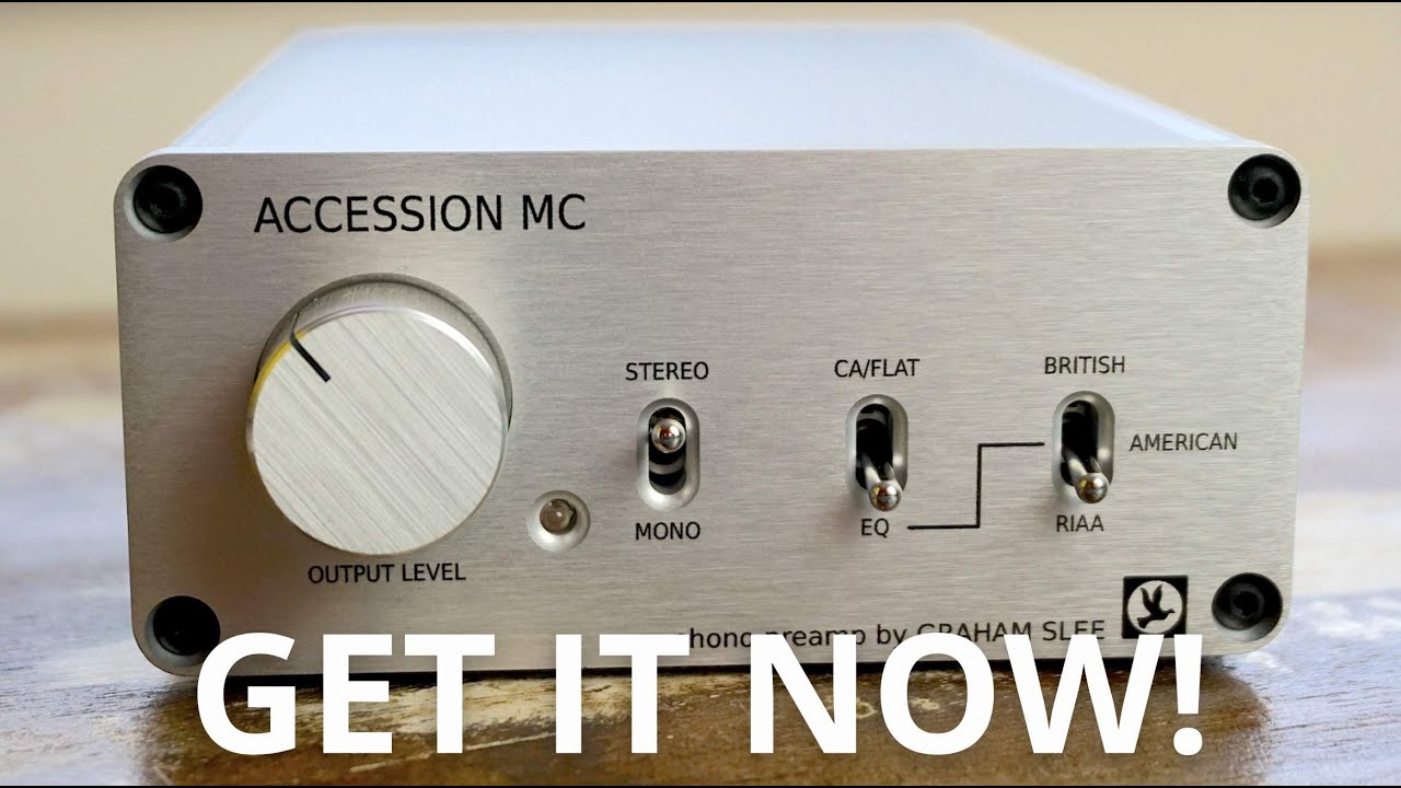 GRAHAM SLEE ACCESSION MOVING COIL PHONO AMPLIFIER, UPGRADED POWER SUPPLY & PRE-AMP MODE!