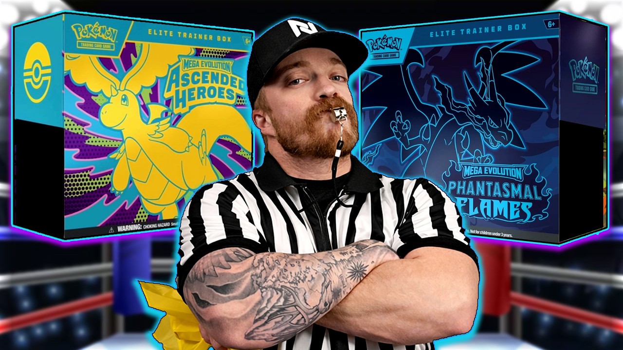 ASCENDED HEROES VS PHANTASMAL FLAMES! Battle Of The Boxes Round 8! Pokémon Card Pack Battle