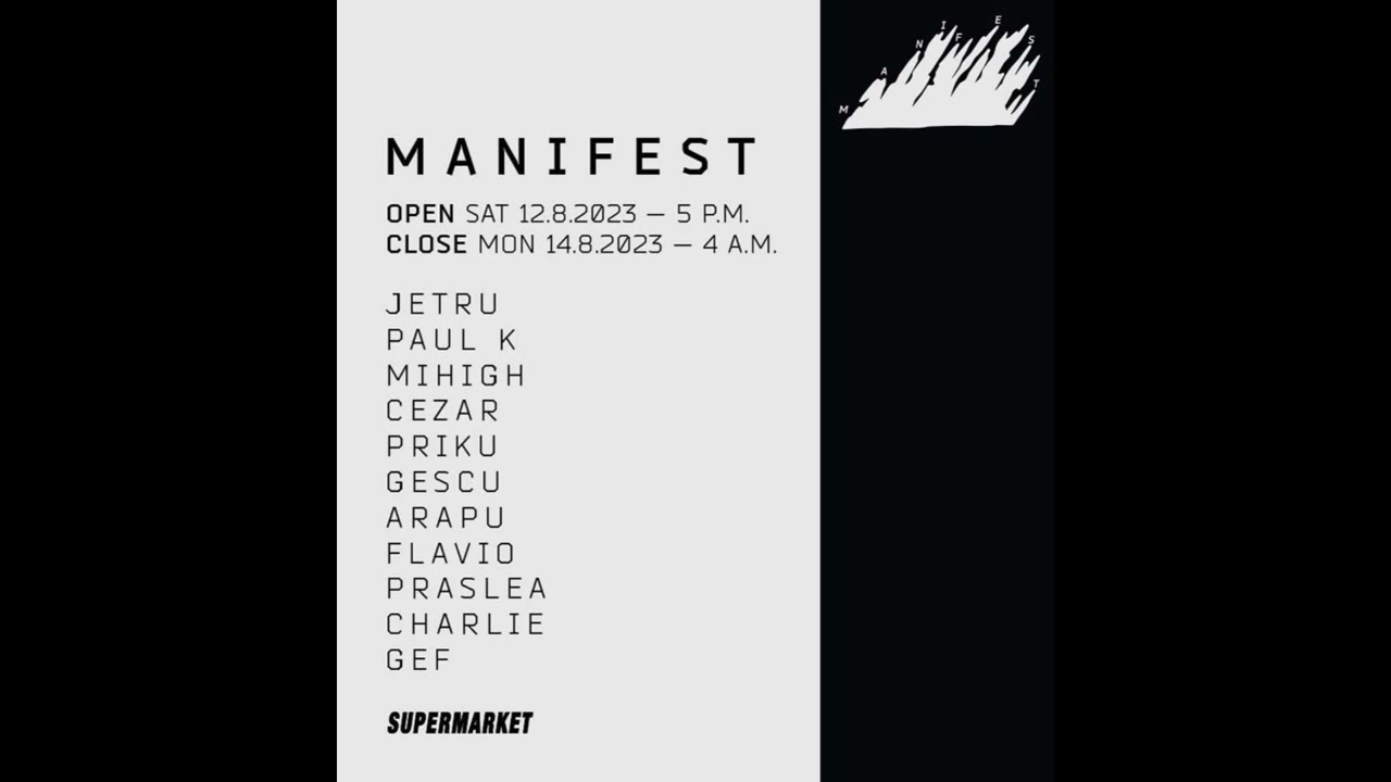 Priku at Supermarket Club - Manifest 2023