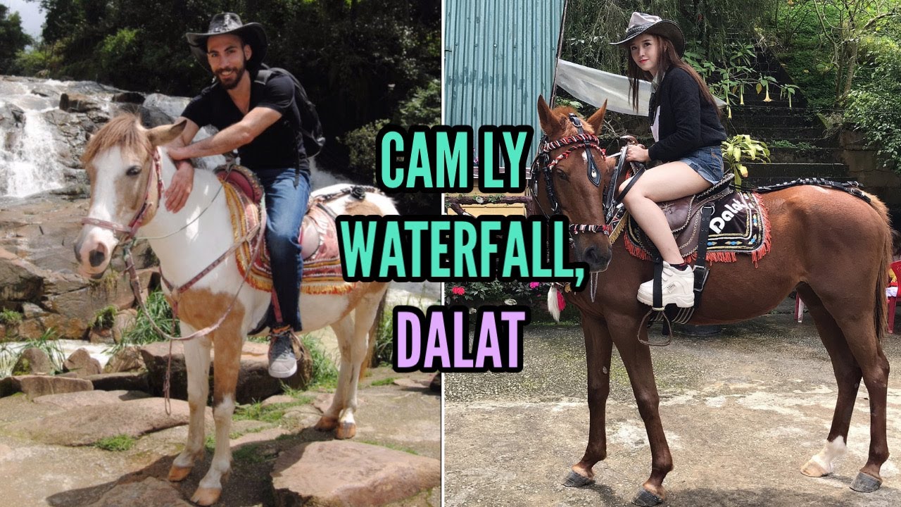 HORSEBACK RIDING AT CAM LY WATERFALL, DALAT, VIETNAM