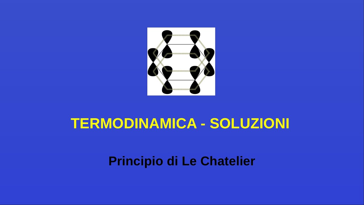 Equilibri chimici - 7 (Principio di Le Chatelier)