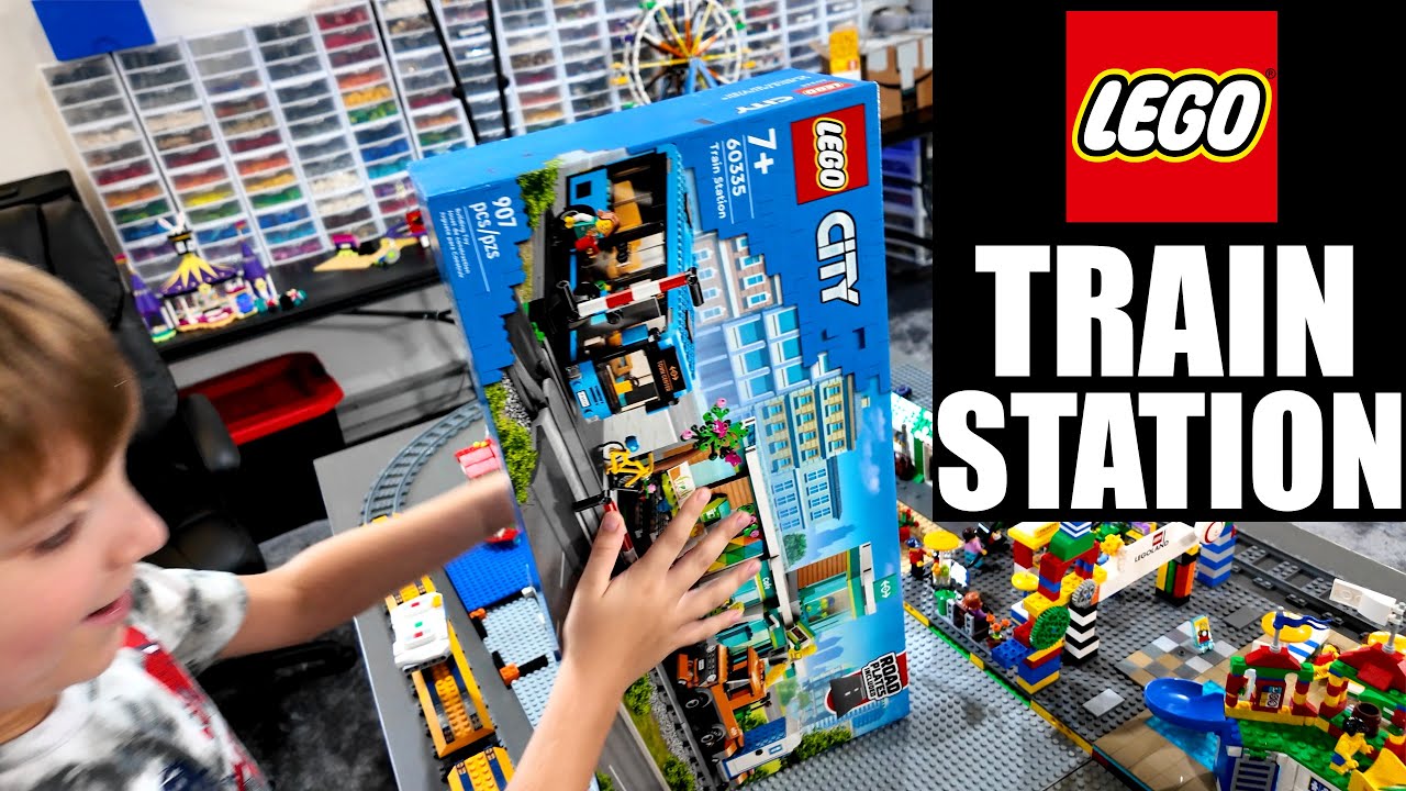 Our LEGO Train Needed a Station...This One Is Wild