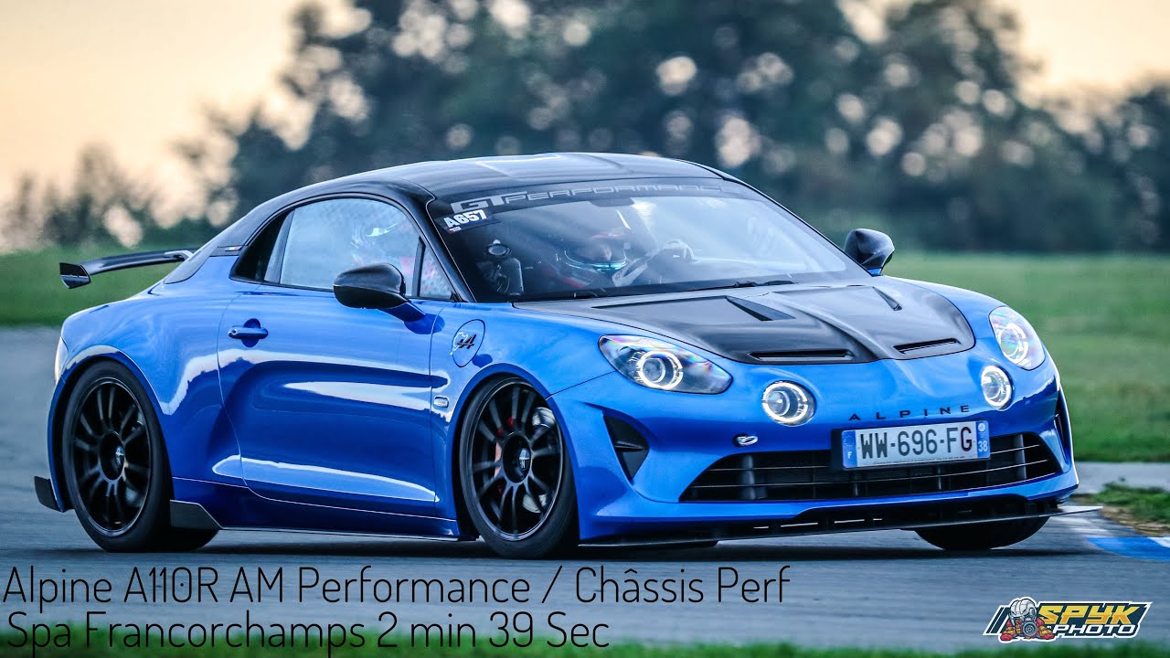 Alpine A110R Spa Francorchamps 2 min 39 sec Hot Lap