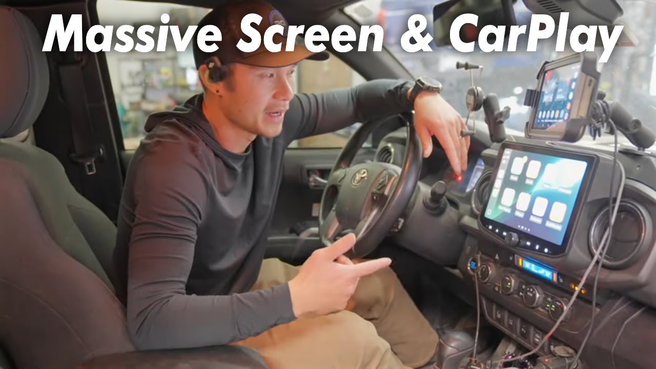 Установка Stinger Horizon 10 на Tacoma 3-го поколения | Обновление беспроводного CarPlay