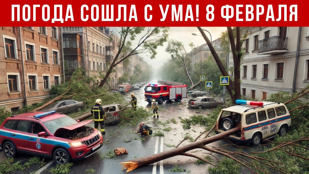 Новости Сегодня 08.02.2026 - Катаклизмы, ЧП, События дня | Россия США Китай Индия Европа