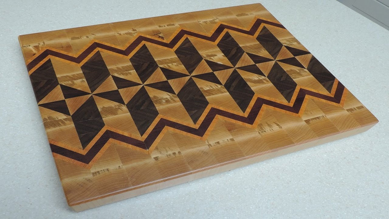 How To Build This Diamond End Grain Cutting Board