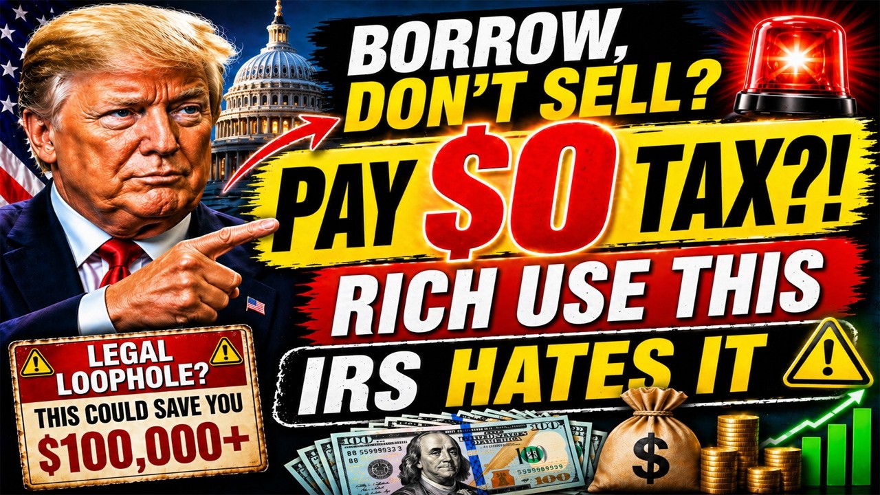 👉 Pay ZERO Taxes Legally? | Borrow Until You Die Strategy | IRS Hates This Trick