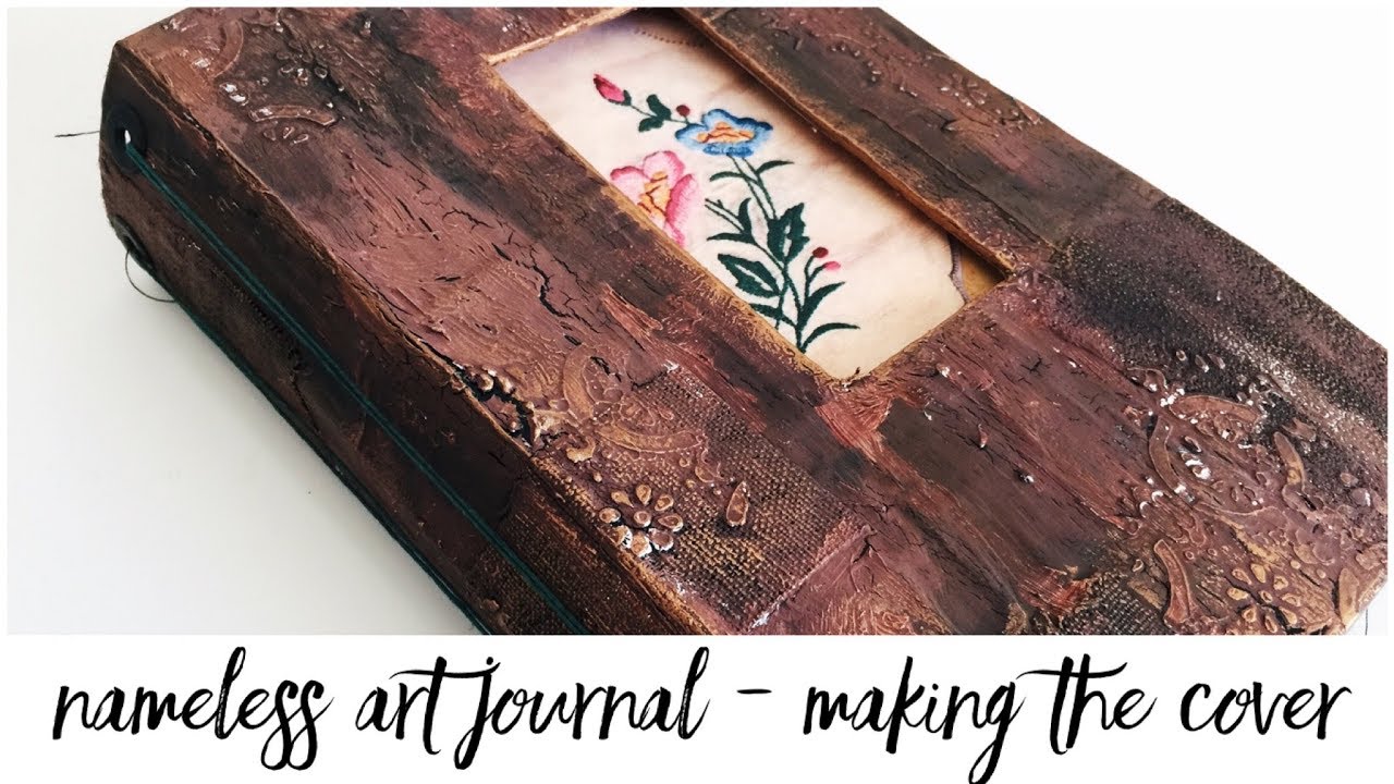 Nameless | Vintage Art Journal Series | Making The Cover