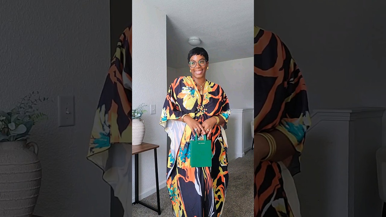 Amazon Fashion Finds! Short Pixie Cut Wig *Turned Around* + FUPA APPROVED Kaftan 