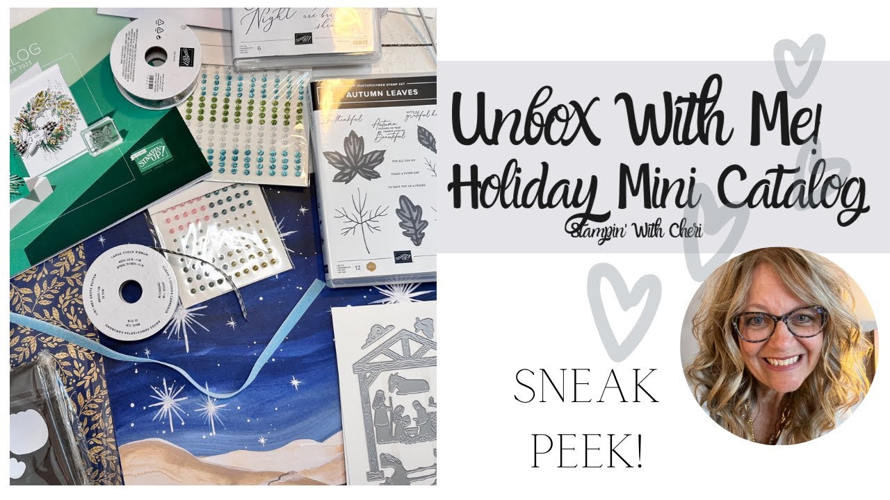 SNEAK PEEK!  Unbox the 2023 Holiday Mini With Me! Stampin' Up!
