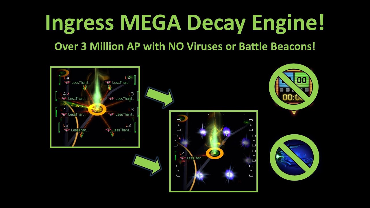 Mega Decay Engine - Over 3 Million AP with No Viruses or Battle Beacons!