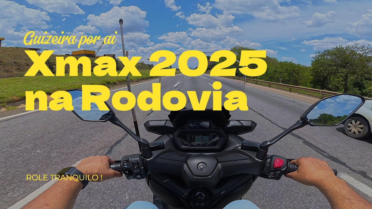 TOP SPEED YAMAHA XMAX NA ESTRADA!  Estância da Estação até São Paulo