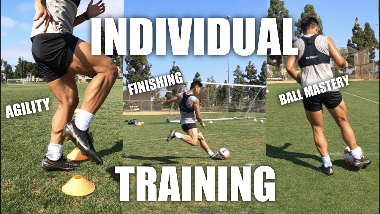Pro Footballer’s Individual Training | Agility, Ball Mastery, Finishing, Fitness