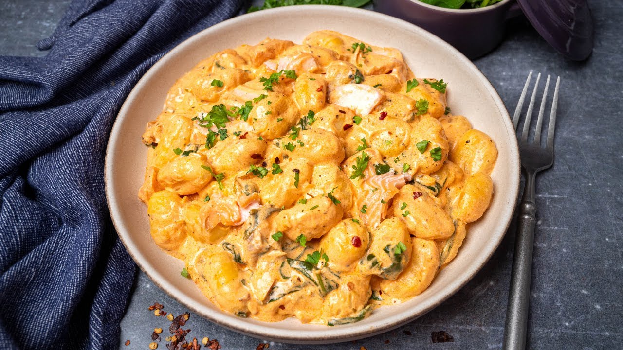 Creamy Salmon Gnocchi
