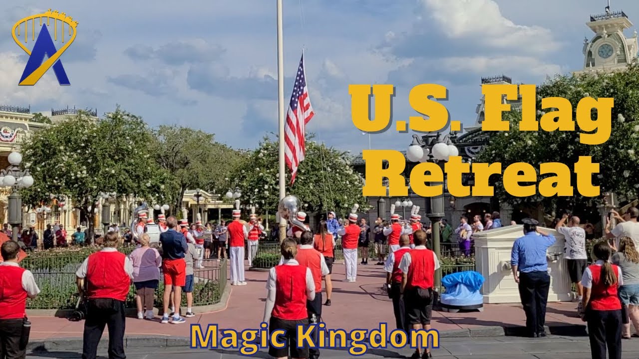 Magic Kingdom Flag Retreat Ceremony