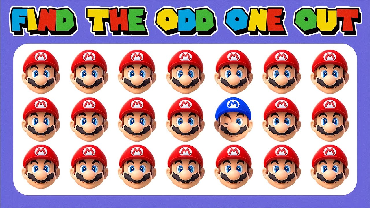 Найдите лишнее — Super Mario Bros Wonder Edition 🍄 Quiz Forest