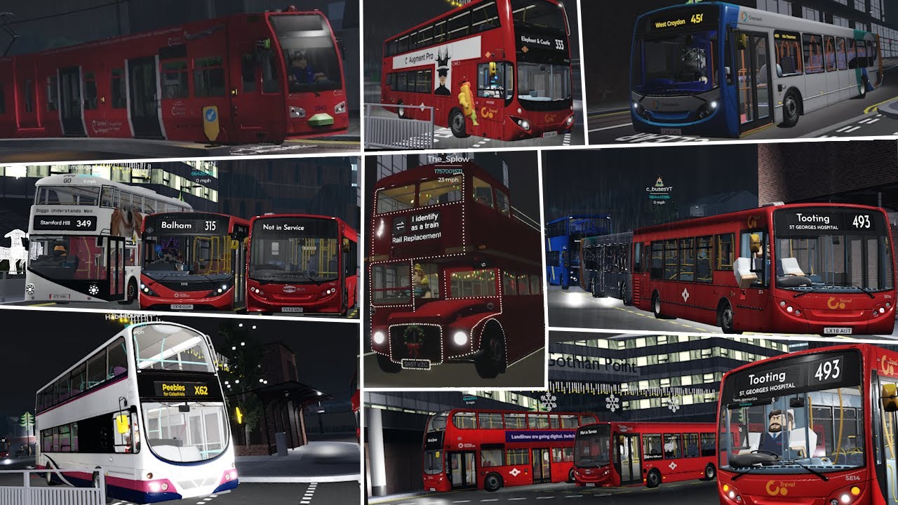 Roblox Croydon | West Croydon Bus & Tram Spotting 5 | 02/12/2024 | 1.3.2 Sim Server