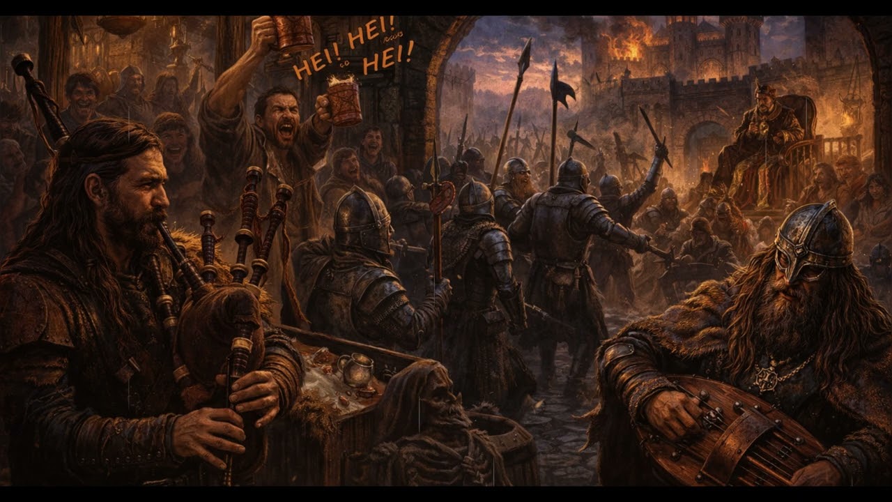 🍺⚔️ Galgenspiel-Tanz auf dem Vulkan ⚔️🍺