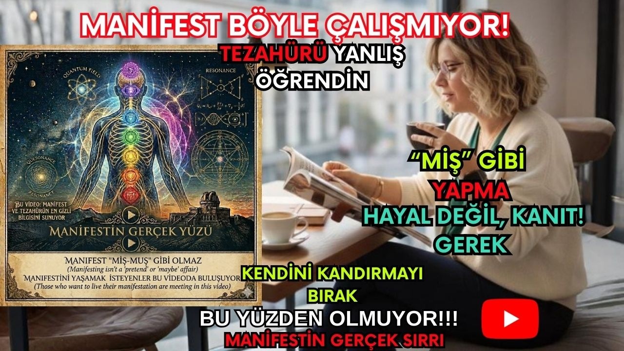 MANİFEST BÖYLE ÇALIŞMIYOR-KENDİNİ KANDIRMAYI BIRAK-BU VİDEO İLE MANİFEST VE TEZAHÜR USTASI OLACAKSIN