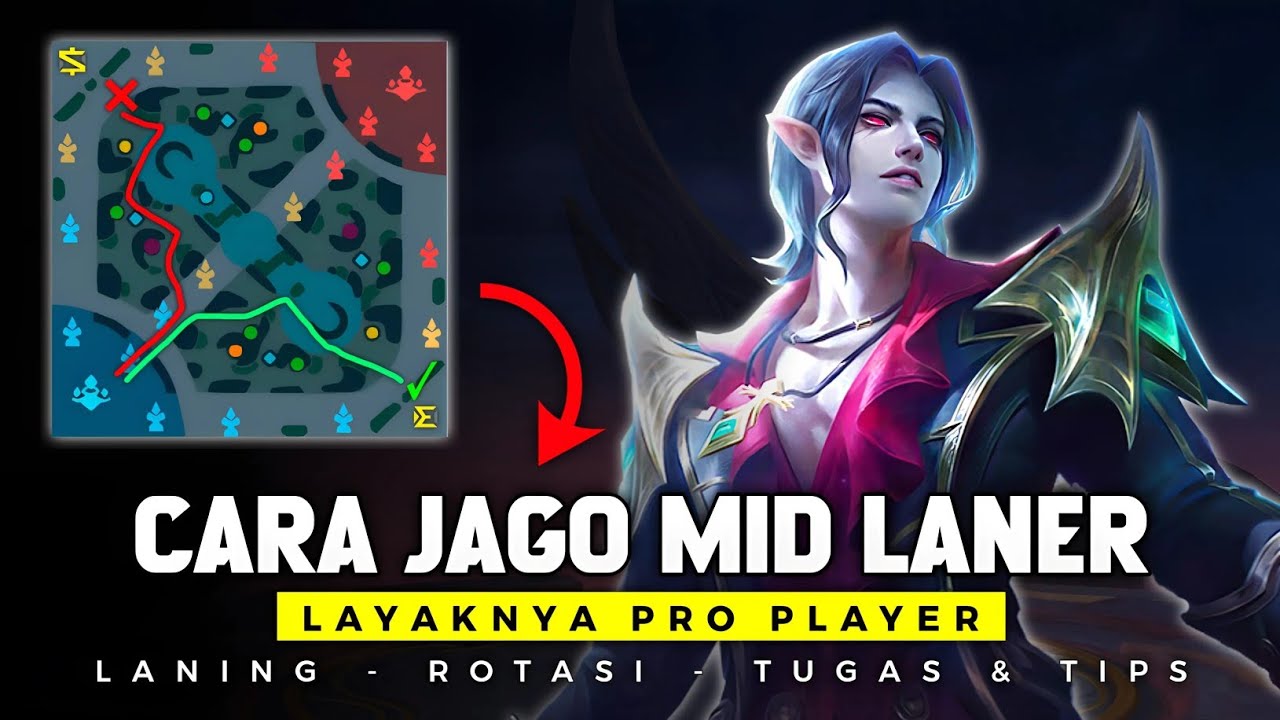 TUTORIAL DAN ROTASI KALAU PENGEN JAGO MIDLANER - Mobile Legends 