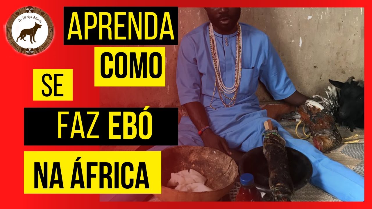 Veja um africano fazendo ebó - O que é ebó rírú? Ebó feito com búzios? Como se faz ebó na África?