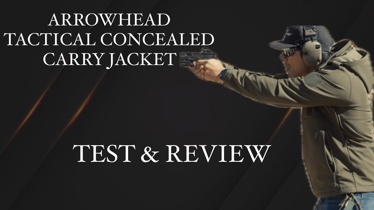 Arrowhead Tactical Concealed Carry Clothing Alfa jacket Test & Review