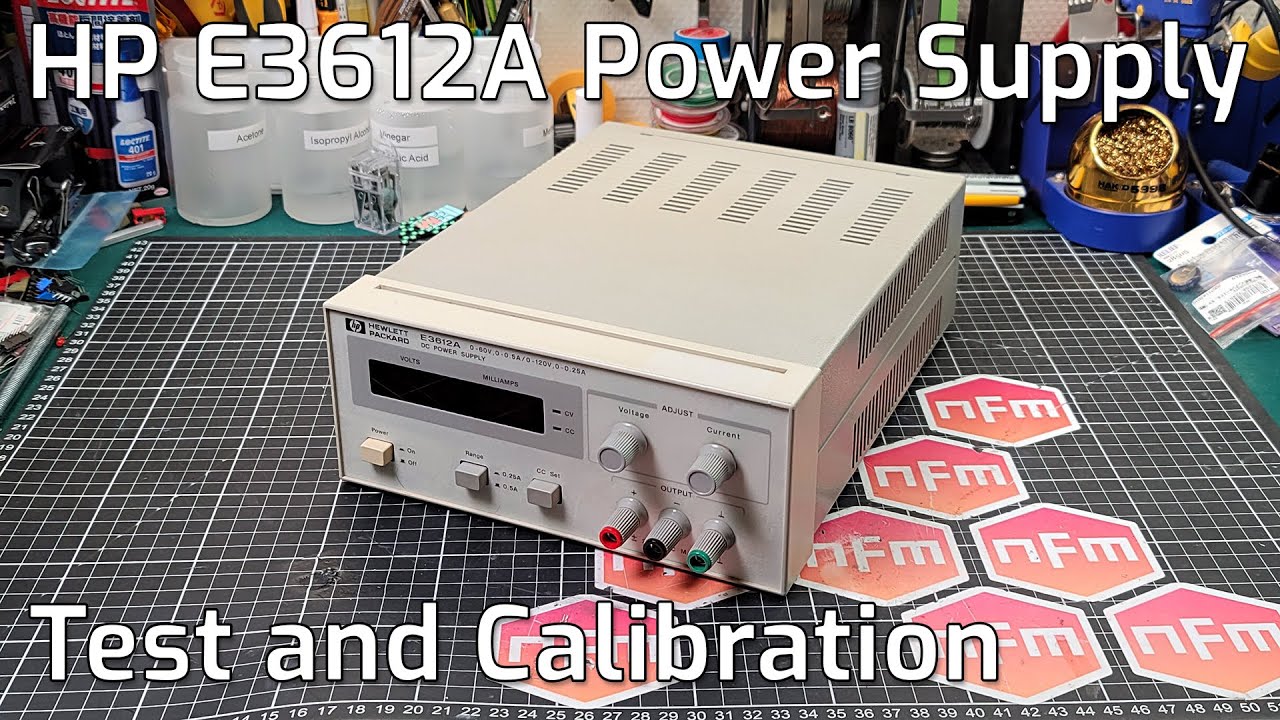HP E3612A Power Supply Test and Calibration