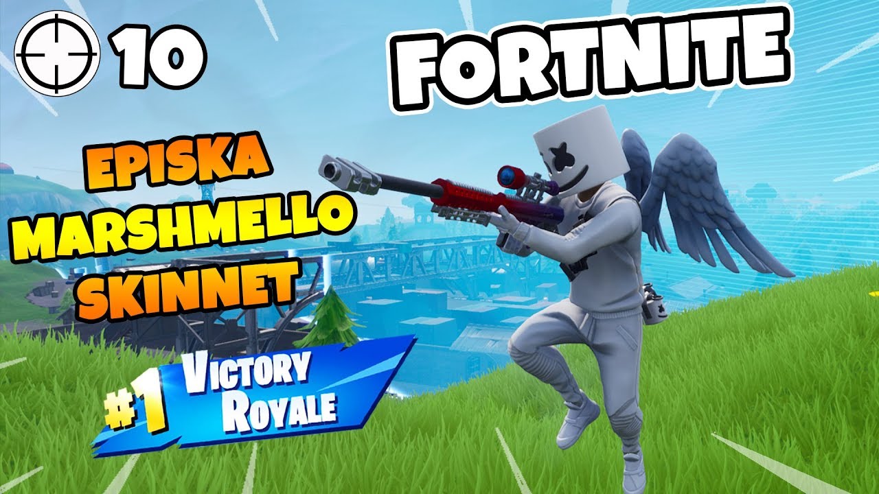 JAG SPELAR SOM MARSHMELLO I FORTNITE | FÅR GRATIS PICK-AXE & EMOTE