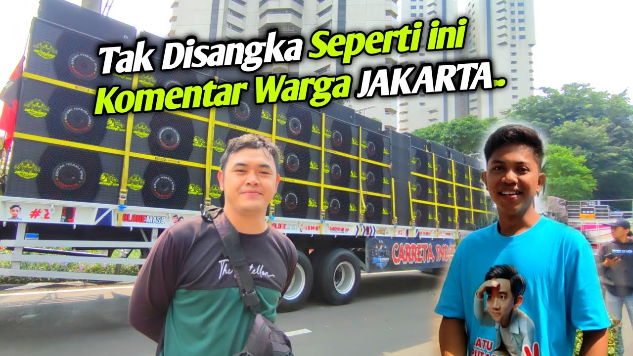 Tak disangka seperti ini reaksi warga JAKARTA & operator CARRETA INDONESIA perdana di ibukota