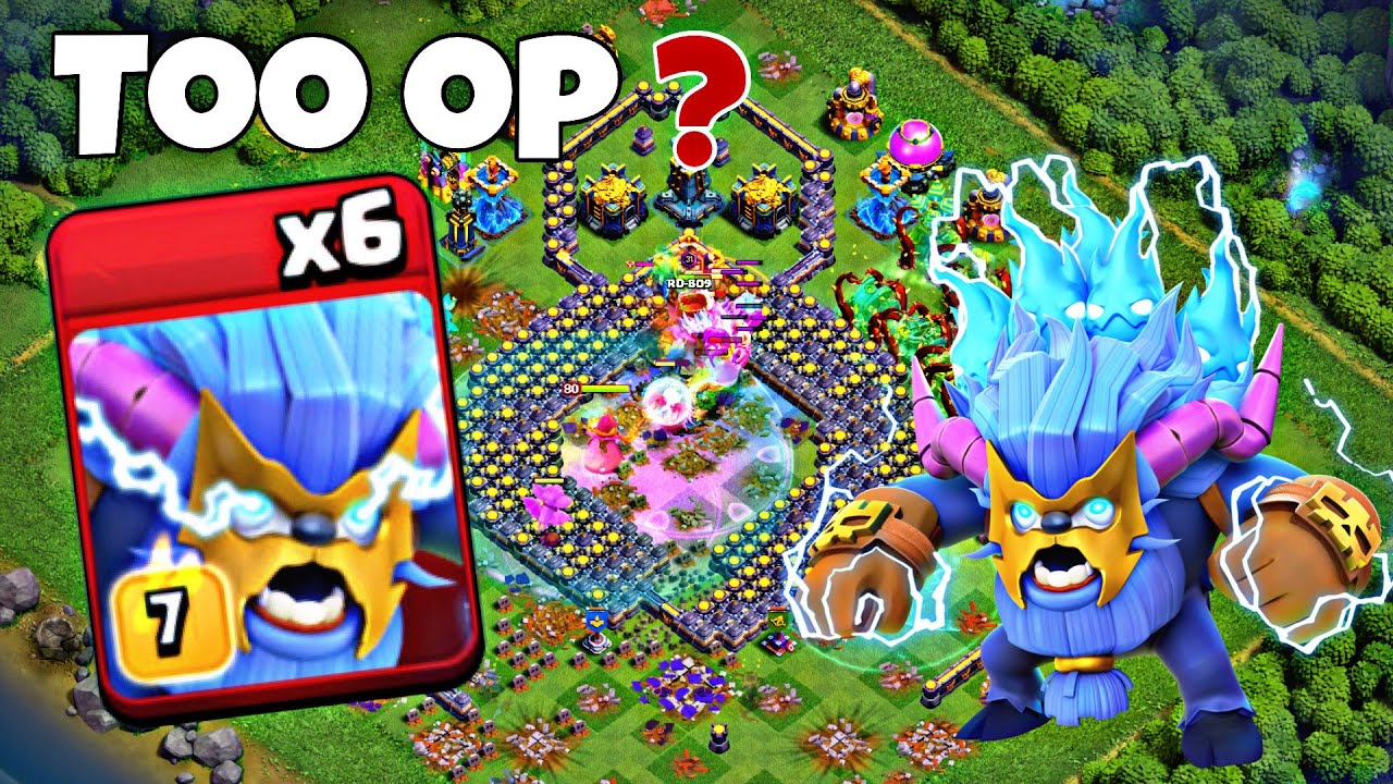 RC CHARGE + HEROIC TORCH is BROKEN at TH18 Super Yeti Smash!