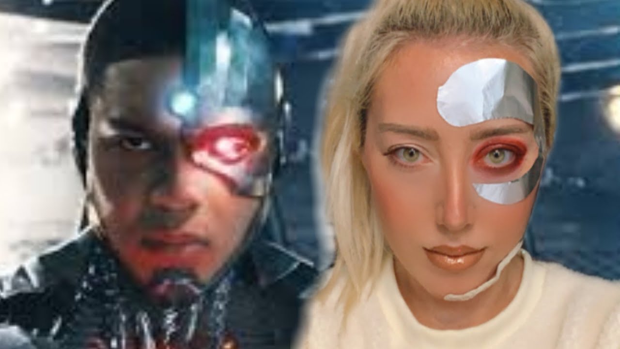 DIY Easy Cyborg Robot Makeup Tutorial Last Minute Free Halloween Costume