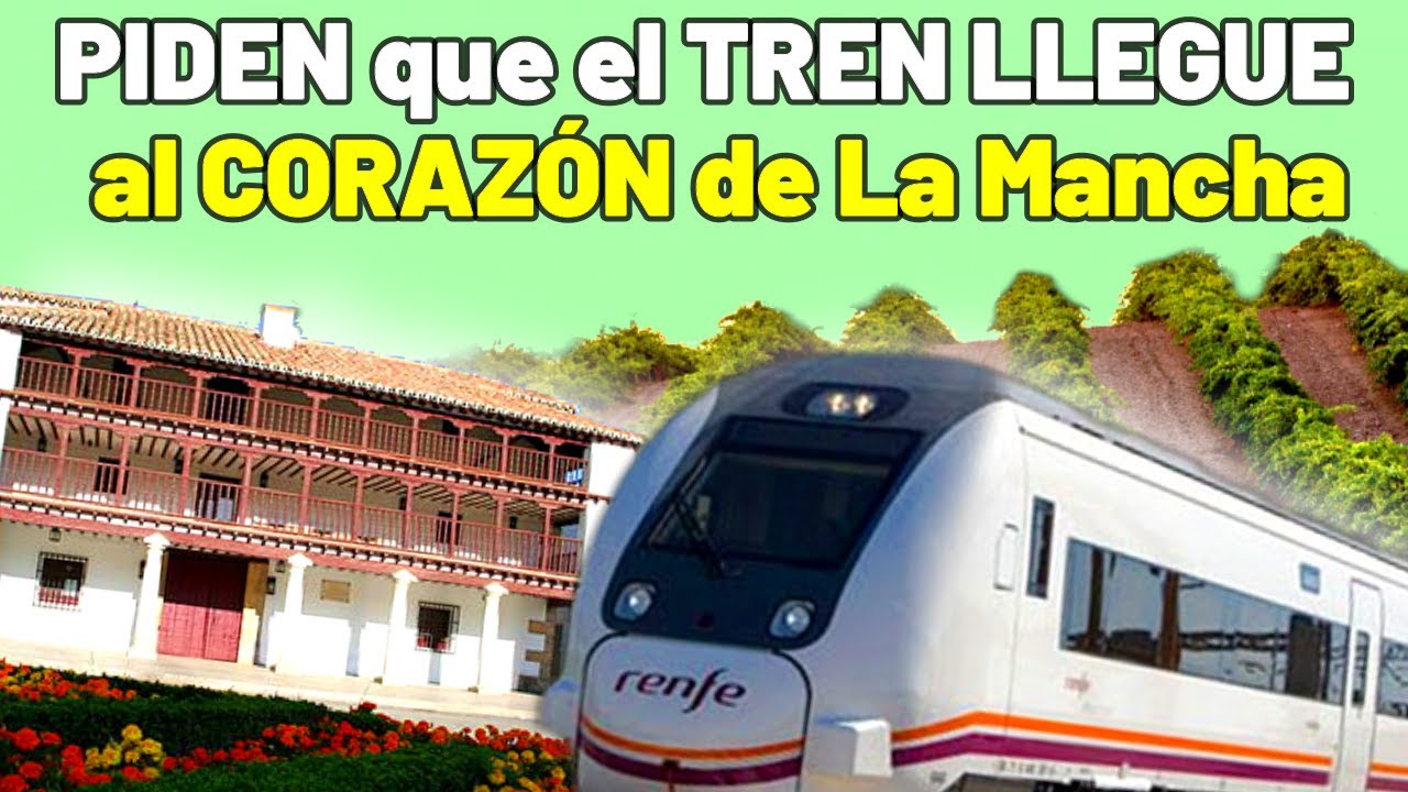 🫵 TOMELLOSO REIVINDICA el TREN 🫵Obras ferroviarias en La Mancha / Alcázar de San Juan / AVE