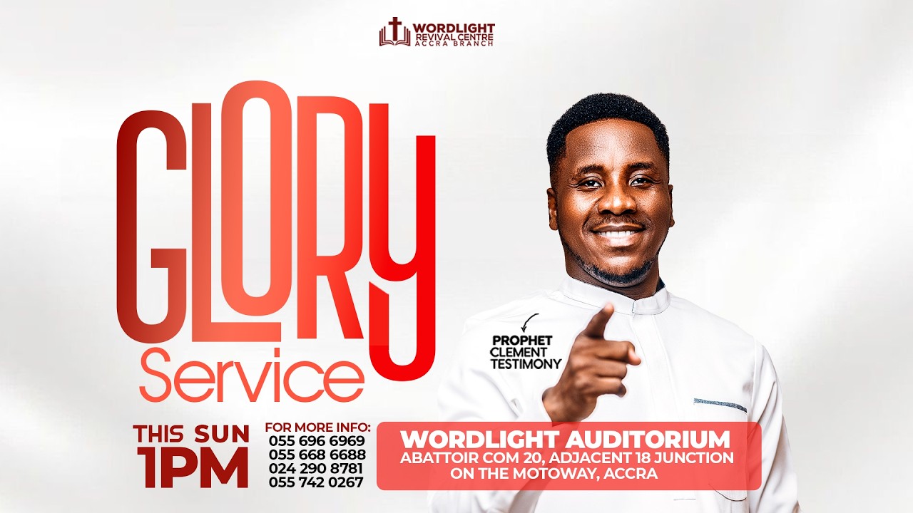 OUR SUNDAY GLORY SERVICE  || WITH PROPHET CLEMENT TESTIMONY