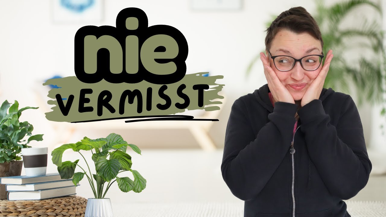 Das konnte ich richtig schwer LOSLASSEN 🙈 und dann habe ich es NIE VERMISST!