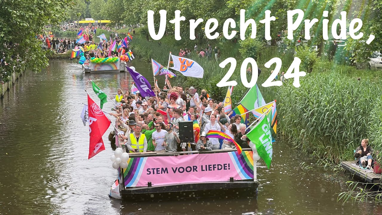 🏳️‍🌈 Utrecht Canal Pride 1 juni 2024, Netherlands 🇳🇱 #UtrechtPride