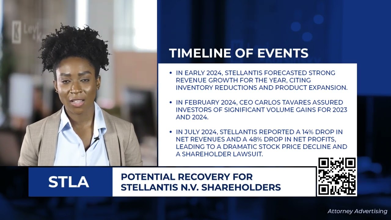 Shareholder Alert for Stellantis N.V. (STLA)