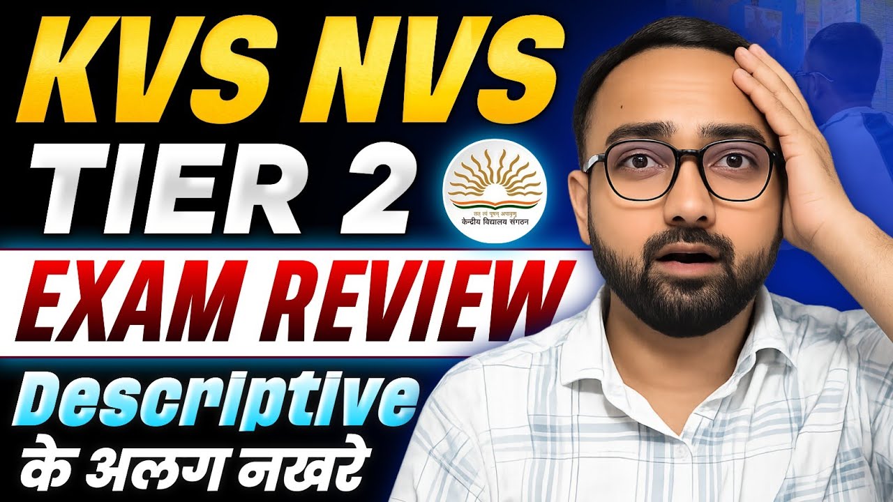 My KVS NVS Tier 2 Exam Review|