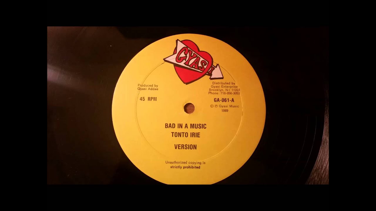 Tonto Irie - Bad In A Music - Gyasi 12